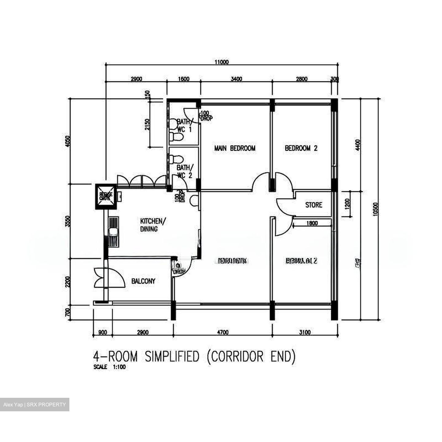 Blk 641 Yishun Street 61 (Yishun), HDB 4 Rooms #615180411